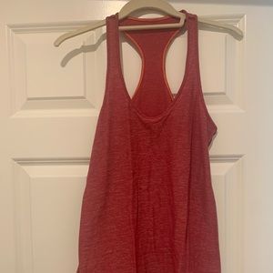 Lululemon heather red tank
